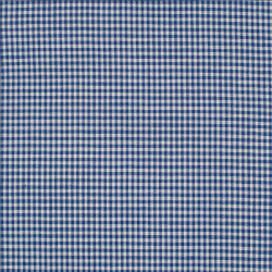 Vichy royal blue 2mm Cotton