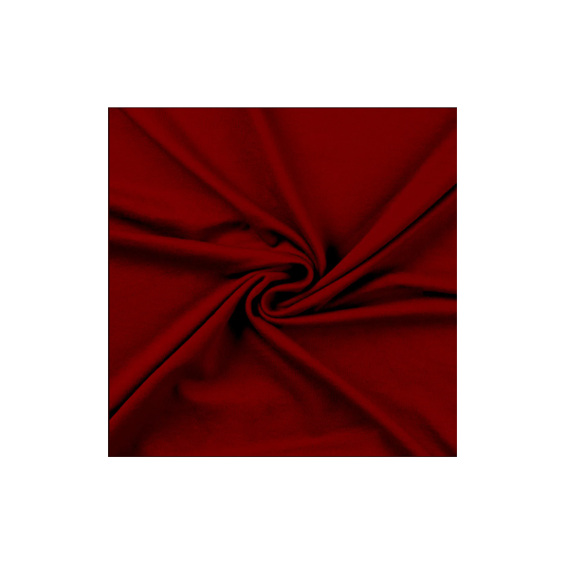 Jersey viscose plain red