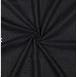 Musselin Glitzer schwarz