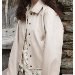Simili vegan leather braid nature