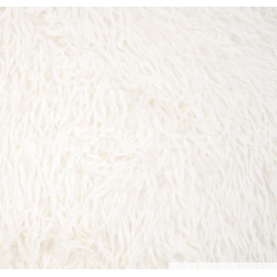 Feather Hair Vegan Fur ivory