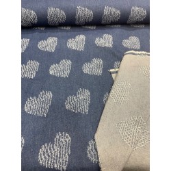Jeans Jacquard cœur