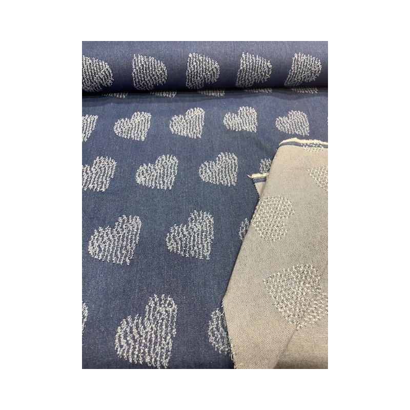 Jeans Jacquard cœur