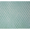 Tissu sac matelassé brillant holographique aqua