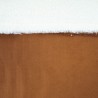 Sherpa bonded Suede cinnamon