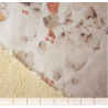 Sherpa bonded Suede flowers