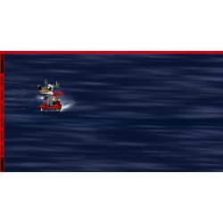 Rentier auf Moto Winter...