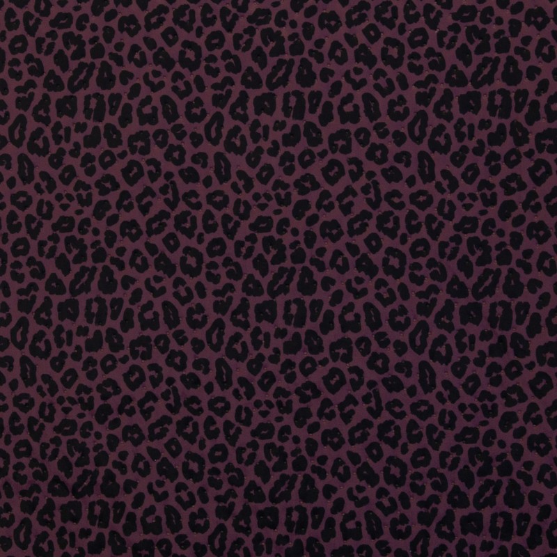 Velvet quilted Stepper Leo purple Samos