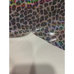 Wasserfester Stoff regenjacke leo glitter