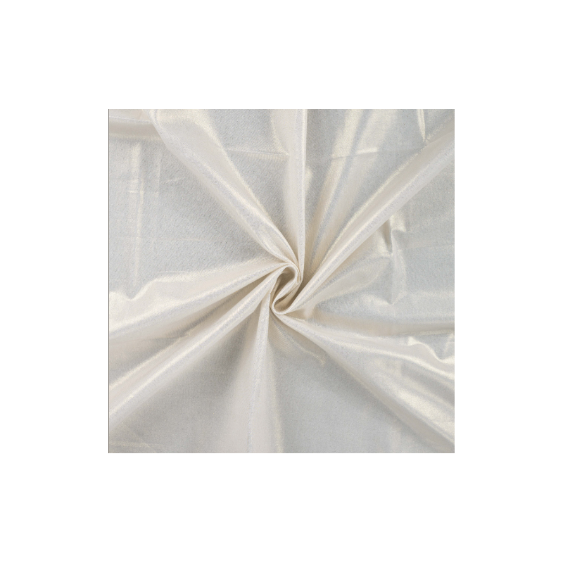 Cotton plain ecru glitter