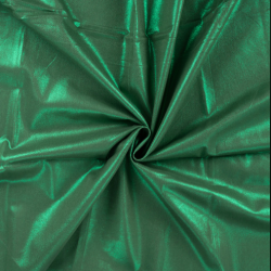 Cotton plain green glitter