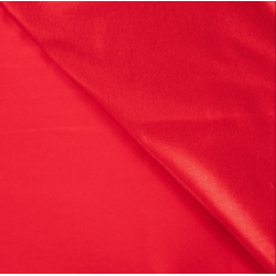 Coton uni rouge brillant