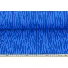 Tissu Tricoté bleu tigre