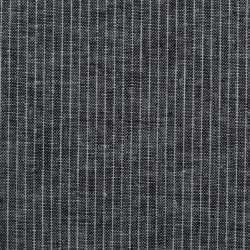 Lin cotton black stripes Paul