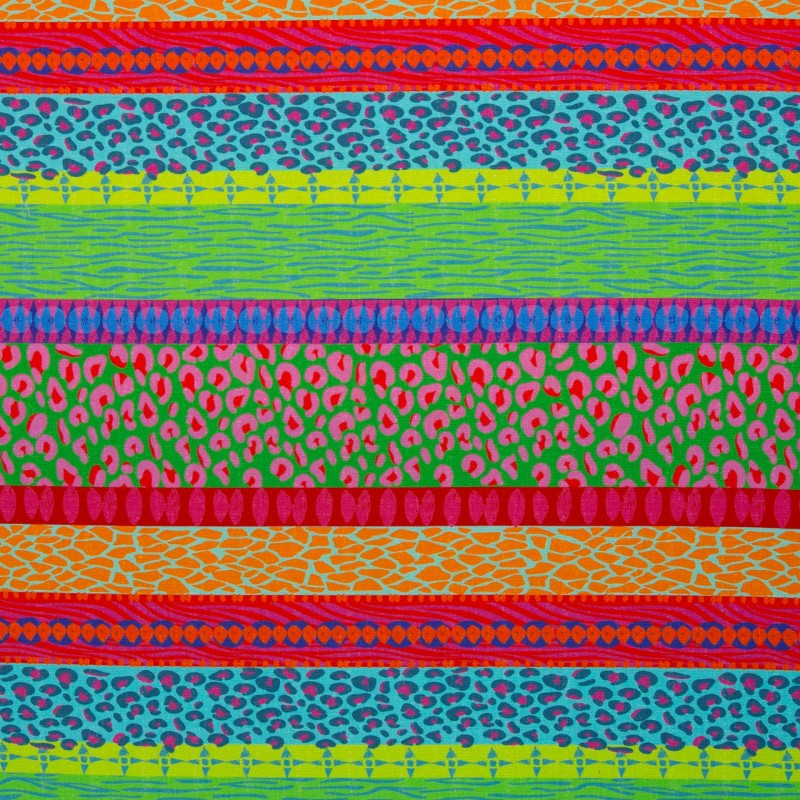 Canvas Wild stripes by bienvenido colorido