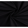 Coton satiné uni noir