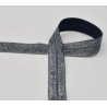 Schrägband elastisch lurex dunkelblau