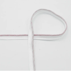 Passepoil lurex rose