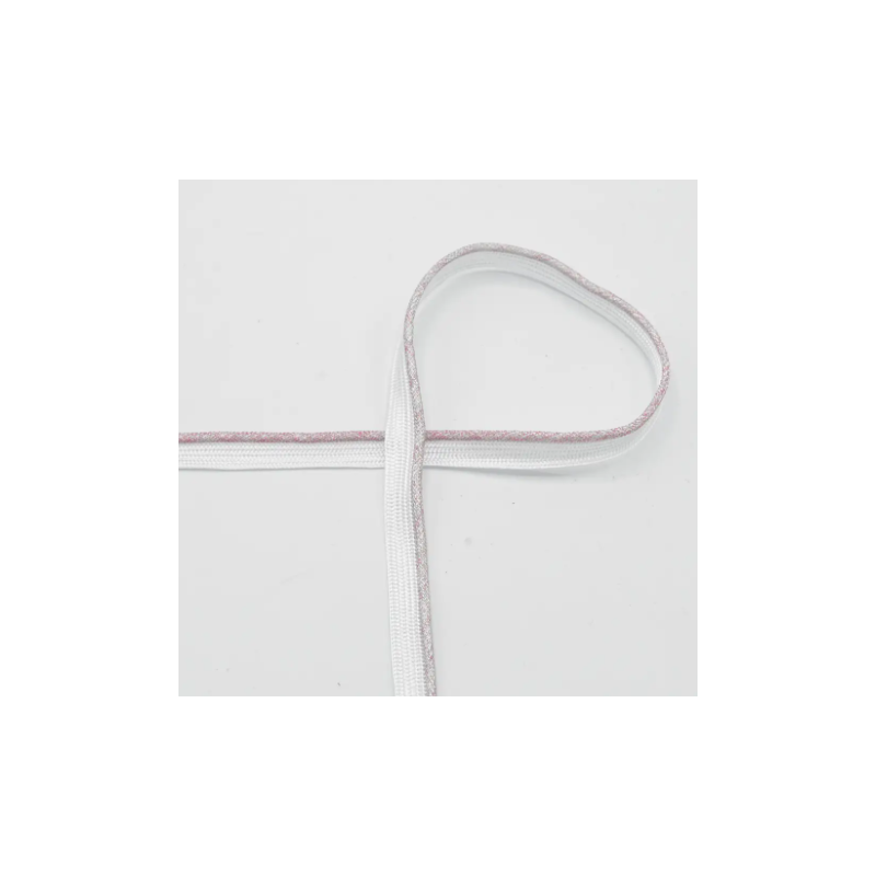 Piping cord Lurex pink