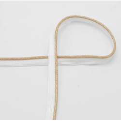 Piping cord Lurex yellow