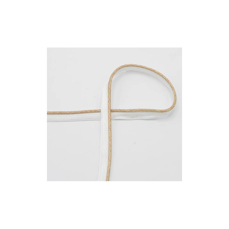 Piping cord Lurex yellow