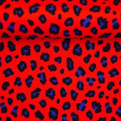 Abby Leo rouge bleu canevas