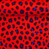 Canvas Abby Leo rot blau