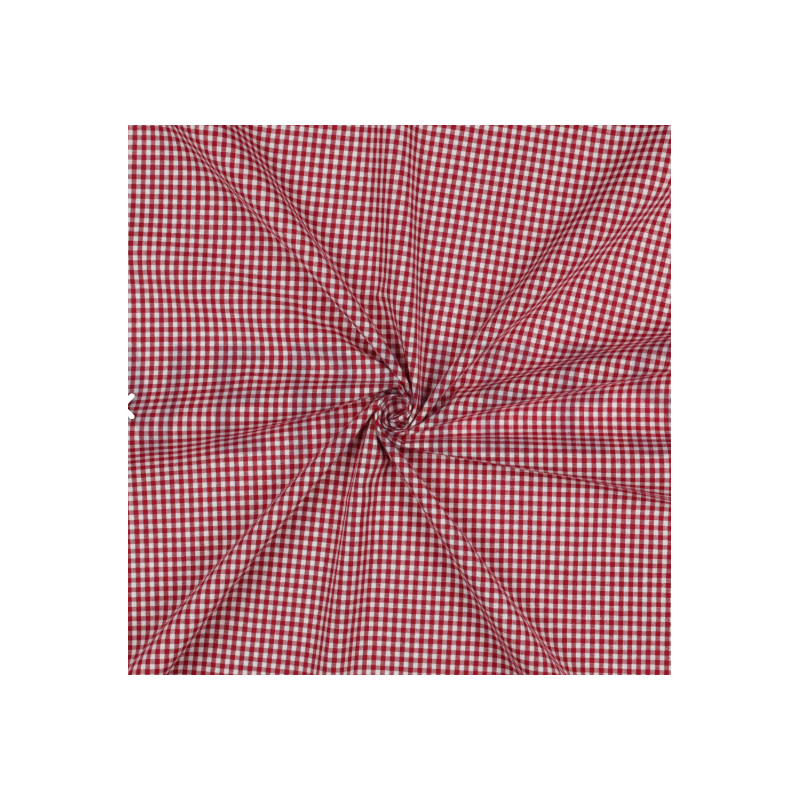 Vichy bordeaux 2mm