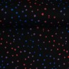 Abby Dots on black canvas