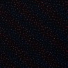 Abby Dots on black canvas