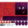 Panneau Monstapillow by Thorsten Berger Housse de coussin rouge violet