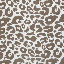 Sweat minky leo écru/ beige