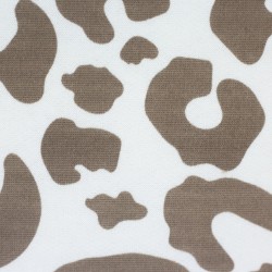 Sweat minky leo ivory/ beige