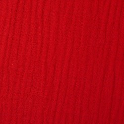 Double gauze plain red