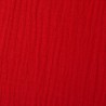 Double gaze uni rouge