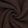Bouclé teddy polaire doubleface marron Paddy