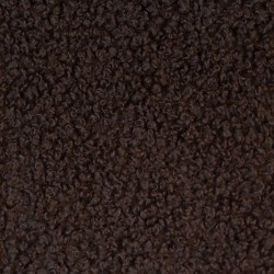 Bouclé teddy polaire doubleface marron Paddy