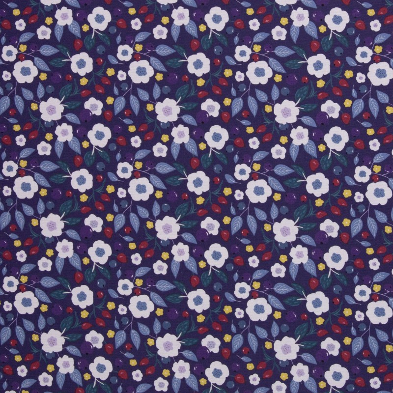 Floral Tales marine by Emjo Design canvas